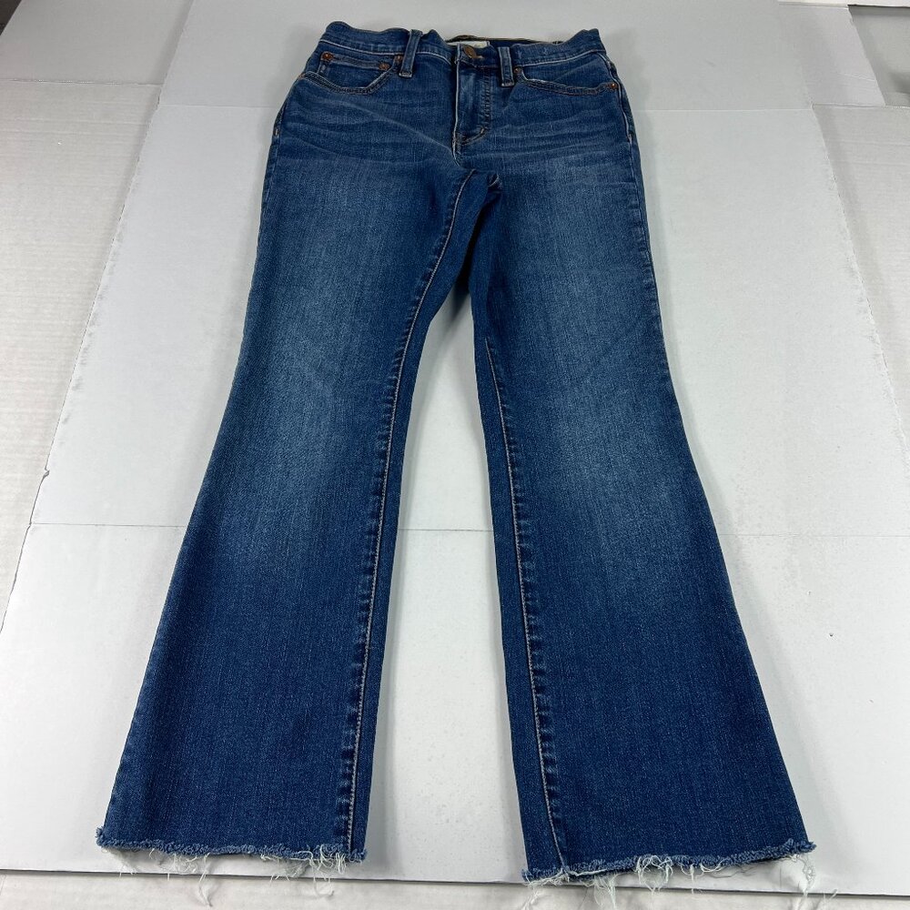 Madewell Jeans Women's 26x24 Cali Demi Boot Cut Cropped Blue Faded Denim Tag 24